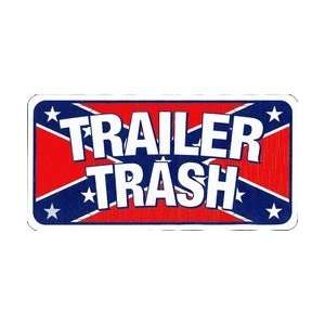  Redneck Trailer Trash on Confederate Flag License Plates 