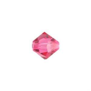  5301 6mm Faceted Bicone Indian Pink Arts, Crafts & Sewing