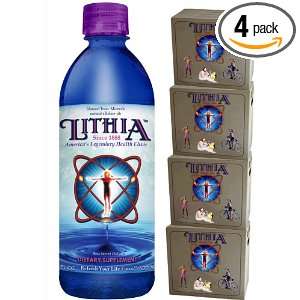 LITHIA (Lithia Mineral Water) 4 Cases= 48 (16.9 fl oz / 500 ML 