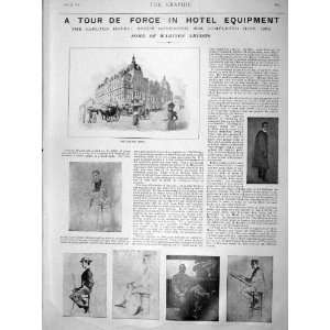  1899 Carlton Hotel Warings Artists Architecture