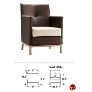   Solo, Contemporary Reception Lounge Club Arm Chair: Home & Kitchen