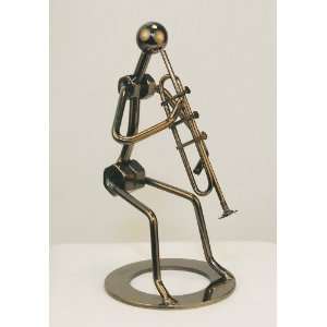  Nuts & Bolts Musician Figurine Playing Trumpet Musical 
