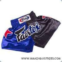 Fairtex Black & Blue w/ Satin Muay Thai Shorts (BS84)  