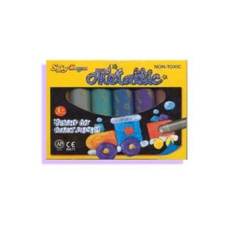  Metallic Silky Crayon set of 6 Arts, Crafts & Sewing