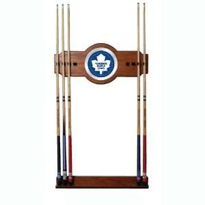  NHL Toronto Maple Leafs 2 piece Wood and Mirror Wall Cue 