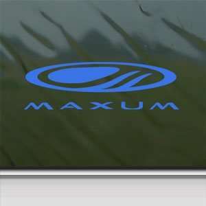  Maxum Blue Decal BAYLINER Car Truck Bumper Window Blue 