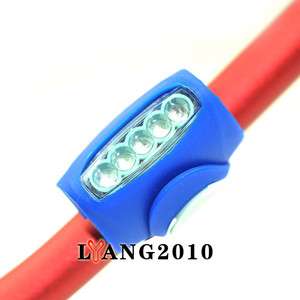 New 5LED Light bike accessories mountain bike riding Hot Silicone 