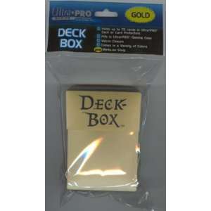  Ultra Pro Deck Box   Gold [Toy]: Toys & Games