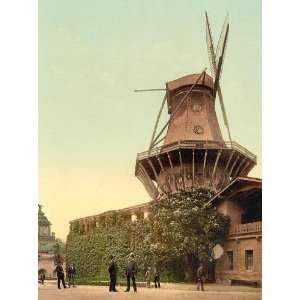  Vintage Travel Poster   Windmill Potsdam Berlin Germany 24 