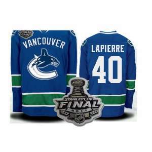   Jerseys Vancouver Canucks #40 Lapierre Blue Jersey 46 60 Drop Shipping