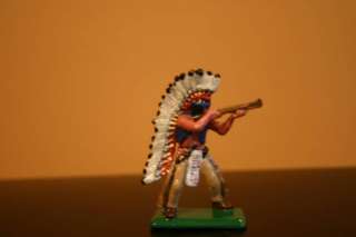 American Indian Brave Toy soldier Unpainted Kit 54mm  