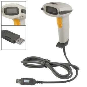   Cable USB Port Buzzer Indicator Laser Scanner White: Office Products