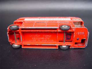 Dinky Toys London Bus Routemaster #289 Schweppes Logo  