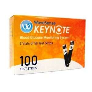  AgaMatrix WaveSense KeyNote Test Strips 100ct. Health 