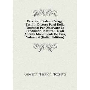   Italian Edition) Giovanni Targioni Tozzetti  Books