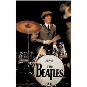  Ringo Starr The Beatles (Drumming) Music Postcard: Home 