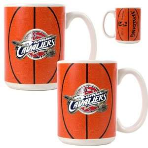   NBA 2pc Ceramic Gameball Mug Set   Primary Logo