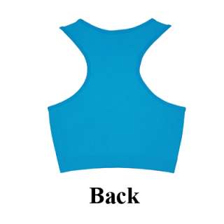 Work Out Top Sport Bras Wire Free Racerback Seamless  