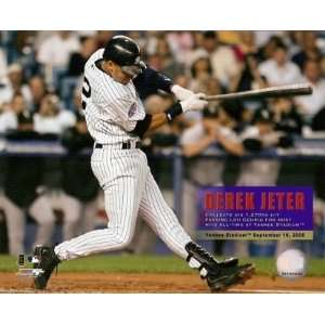  Derek Jeter Record Yankee Stadium Hit # 1270 8x10: Sports 