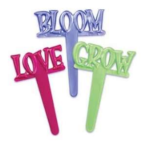  Bloom Grow Love Cupcake Toppers 