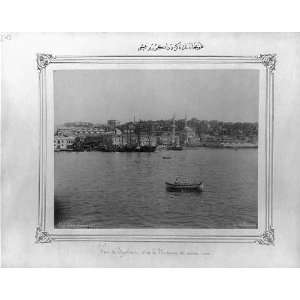  View of Tophane from the sea / Abdullah Freres.