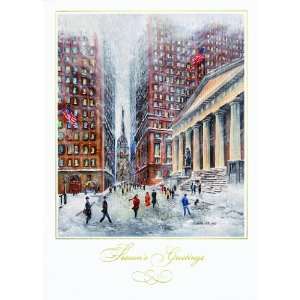  American Artist   Wall Street Holiday Cards: Home 