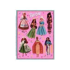   Barbie Around the World Stickers (4 Sheets, 1996): Toys & Games