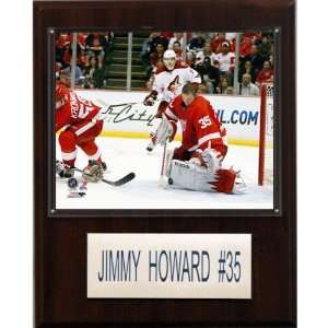  NHL Jimmy Howard Detroit Red Wings Player Plaque