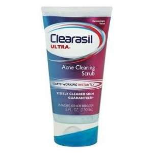  Clearasil Ultra Acne Clearing Scrub 5oz: Health & Personal 