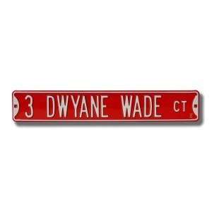    Miami Heat Dwyane Wade Court Street Sign: Sports & Outdoors
