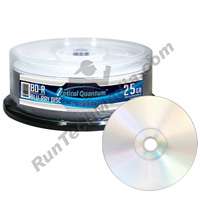 25 Optical Quantum 4x BD R Blu ray Blank Disc ST NEW  