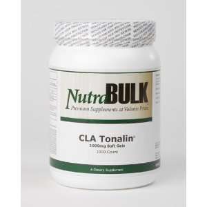  NutraBulk TONALIN CLA 1000mg Soft Gels 1000 COUNT Health 
