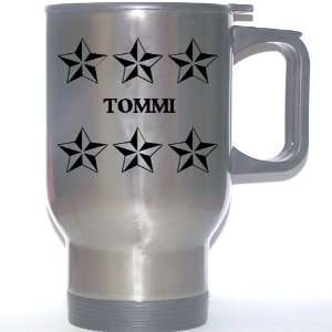  Personal Name Gift   TOMMI Stainless Steel Mug (black 