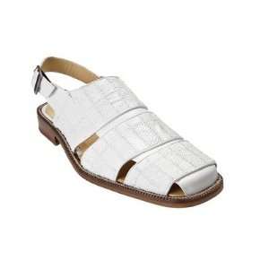  Belvedere B31 White Mens Fumo Fisherman Sandal: Baby