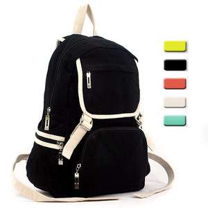   Canvas Womens Bags Girls Schoolbag Handbag Bookbags Backpacks H02