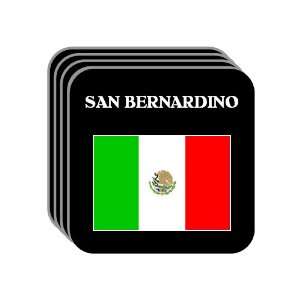  Mexico   SAN BERNARDINO Set of 4 Mini Mousepad Coasters 