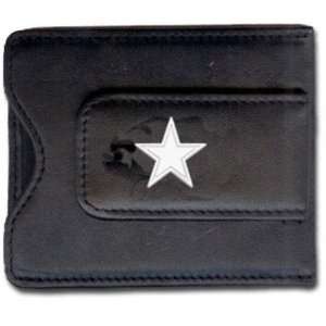   Plated Leather Money Clip with Credit Card Holder: Sports & Outdoors
