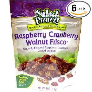   Salad Toppings, Raspberry Cranberry Walnut Frisco, 4 Ounce (Pack of 6