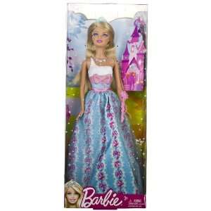  Barbie Princess Dress Doll 2012 Edition Blue Toys 