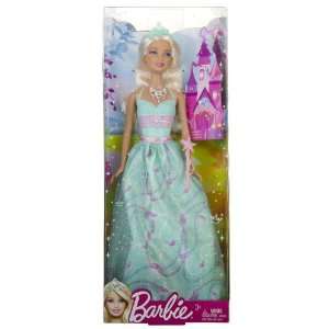  Barbie Princess Dress Doll 2012 Edition: Green: Toys 