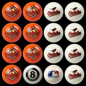   Orioles Home vs Away Billiards/Pool Table Ball Set: Sports & Outdoors
