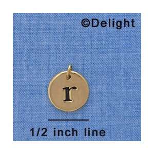  C4329 tlf   r   1/2 Disc   Gold Plated Charm: Home 
