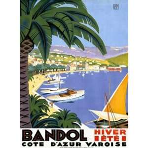  Roger Broders   Bandol Giclee Canvas