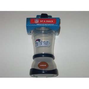  NEW ENGLAND PATRIOTS Team Logo Baby SIPPY CUP and SNACK 