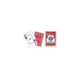  Cards Bicy. Jumbo Index (Red): Sports & Outdoors