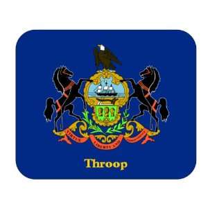  US State Flag   Throop, Pennsylvania (PA) Mouse Pad 