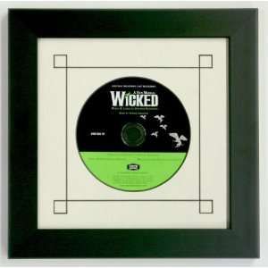  CD Disc Frame Featuring White Mat Design and Solid wood 