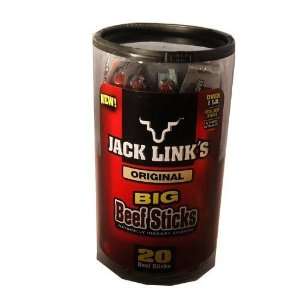 Jack Links Big Beef Sticks (Pack of 20):  Grocery & Gourmet 
