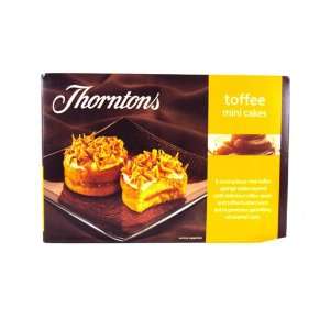 Thorntons Mini Toffee Cakes 6 Pack 150g Grocery & Gourmet Food