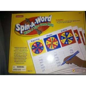  Spin A Word Write & Wipe Game Mats